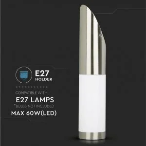 Stainless steel outdoor wall lamp E27 IP44 PROMOTION 17 Stainless steel outdoor wall lamp E27 IP44 SALE