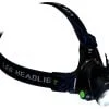 [ "Battery-powered LED headlamp 800lm - adjustable for hands-free lighting" ]