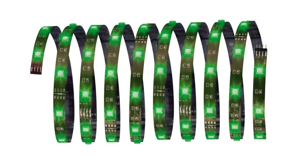 3m RGB LED strip IP20 black set
