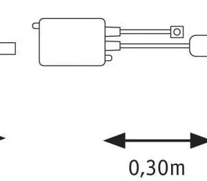 Black 3m LED strip RGB IP20