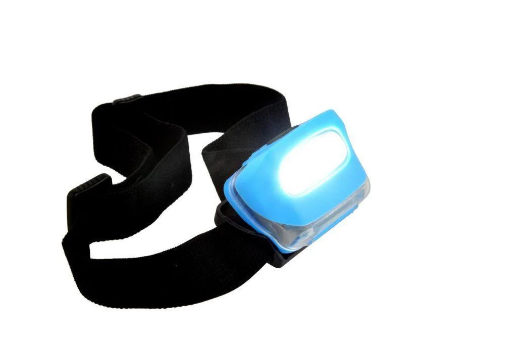 [ "COB LED headlamp 140lm for hands-free lighting in the dark" ]