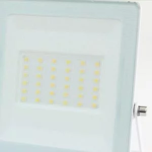 LED 50W flat reflector white 4000K IP65 6 LED 30W flat spotlight white