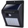 30 LED solar wall lamp with PIR motion sensor