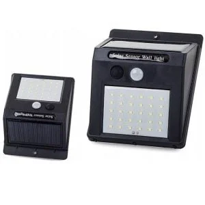 30 LED solar wall lamp with PIR motion sensor