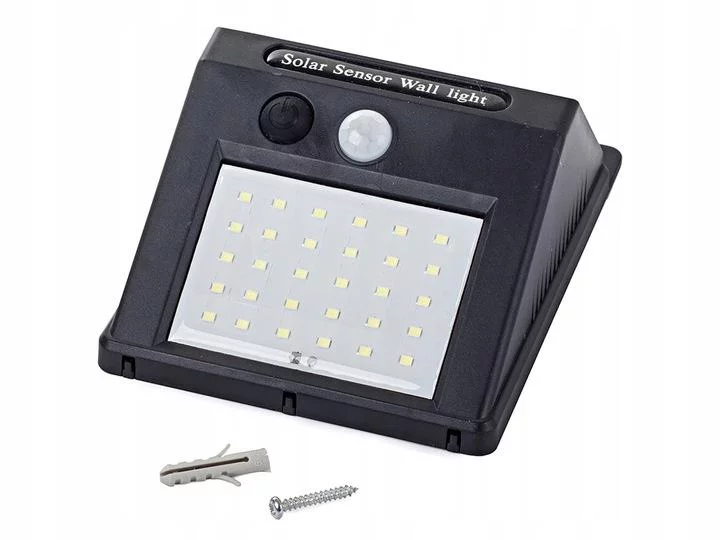 30 LED solar wall light with PIR motion sensor - picture 4