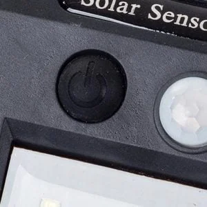30 LED solar wall lamp with PIR motion sensor