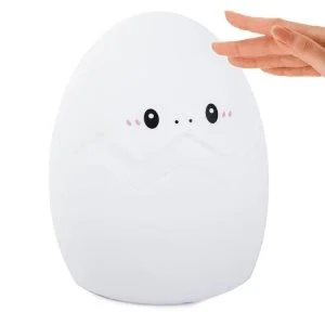 Soft LED RGB baby touch egg light