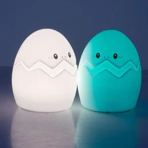LED RGB rechargeable soft baby egg light