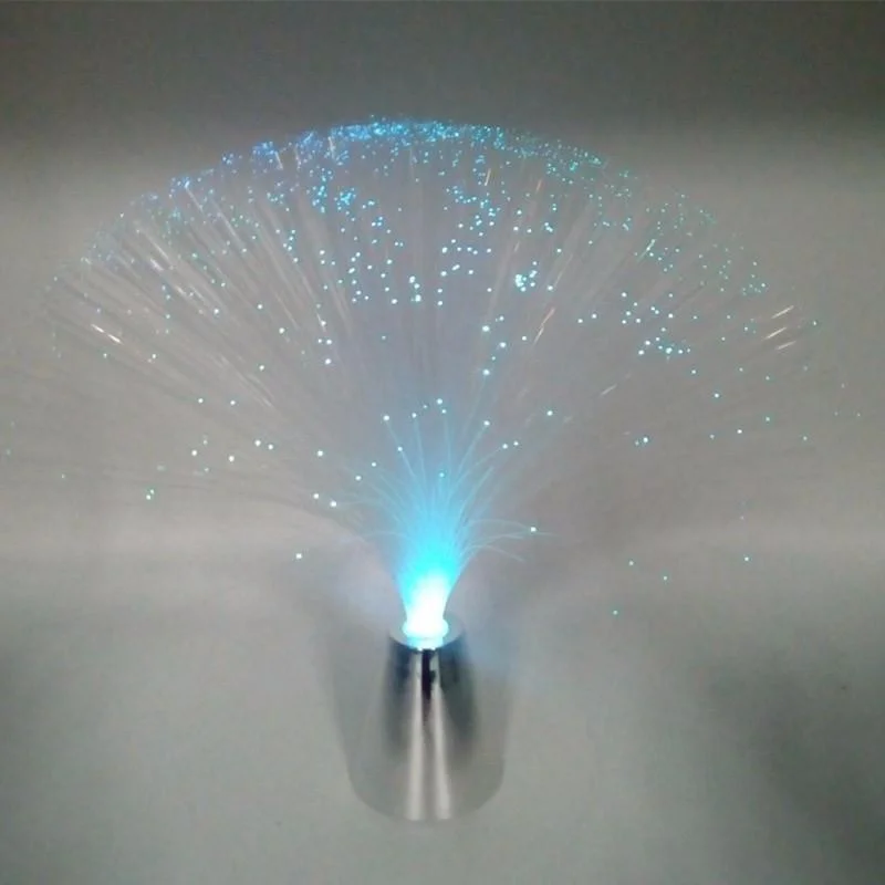 { "alt_text": "Colorful LED RGB Fiberglass Lamp" }