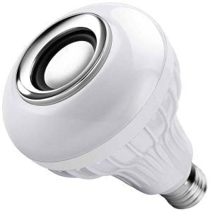 RGB LED žarnica 7W in bluetooth zvočnik + daljinski upravljalnik