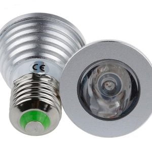 RGB LED reflektorska žarnica 3W E27 + daljinski upravljalnik 8 {