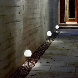 Set of 6x outdoor solar garden lamp ball 14 Set of 6 outdoor solar garden lamp balls