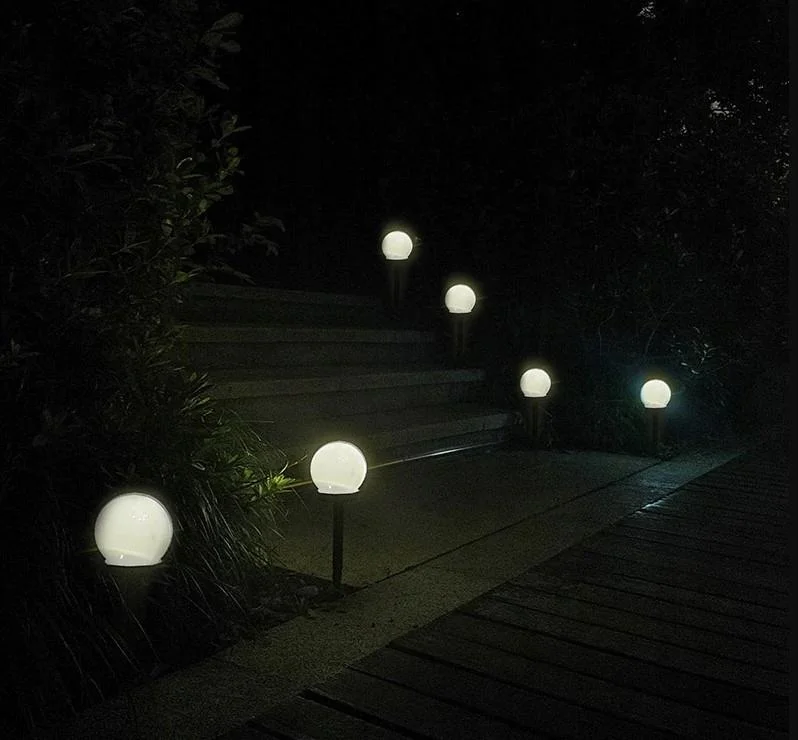 Set of 6x outdoor solar garden lamp ball 7 Set of 6 outdoor solar garden lights - picture 5
