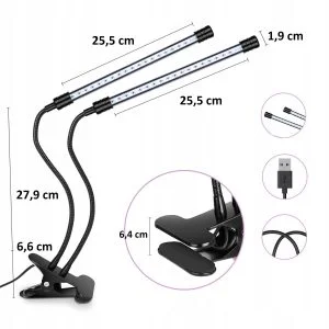 40 LED UV lamps for plant growth