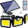 LED 171 COB solar lamp with motion sensor 2400mAh IP65 1 LED 171 COB solar lamp with motion sensor 2400mAh IP65
