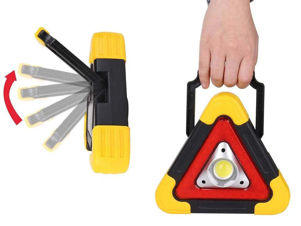 Rechargeable solar LED warning triangle and USB power bank - image 5