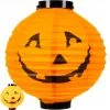[ "Decorative foldable LED pumpkin lamp 20cm for a pleasant autumn atmosphere" ]