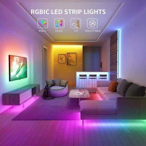5m Set LED trak RGB samolepilni 150 LED SMD 5050 glasbeni