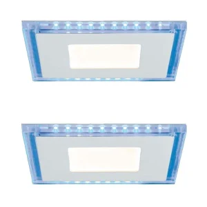 [ "2x LED vgradni panel 7W z modro LED 2700K za prijetno osvetlitev" ]
