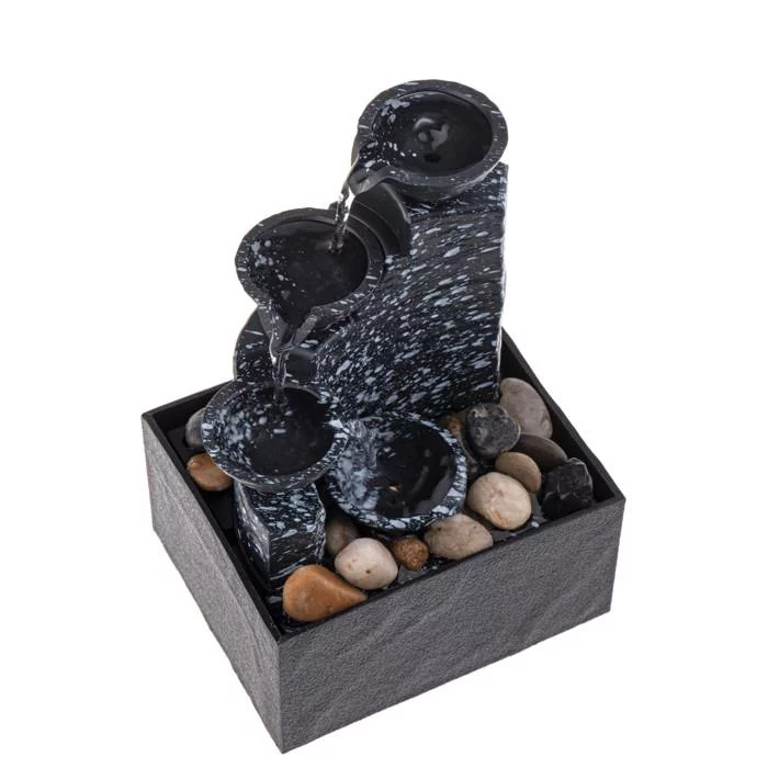LED stone fountain with decorative stones USB 7 LED stone fountain with decorative stones USB - image 5