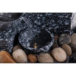 LED stone fountain with decorative stones USB 14 LED stone fountain with decorative stones USB