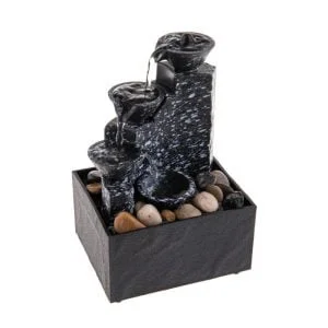 LED stone fountain with decorative stones USB 15 LED stone fountain with decorative stones USB