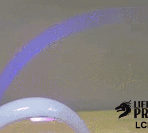 3D mavrični projektor LED RGB - mavrična svetilka