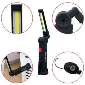 COB LED battery. magnetic workshop lamp flexible USB