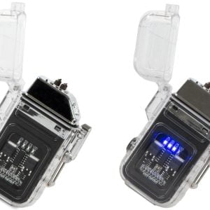 2v1 aku. plazma vžigalnik z COB LED svetilko USB 7,5cm
