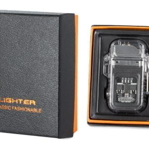 2v1 aku. plazma vžigalnik z COB LED svetilko USB 7,5cm