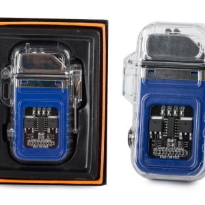 2v1 aku. plazma vžigalnik z COB LED svetilko USB 7,5cm