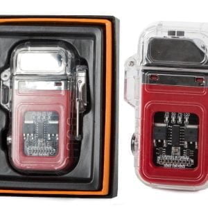 2v1 aku. plazma vžigalnik z COB LED svetilko USB 7,5cm