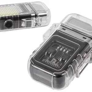 Compact 2-in-1 USB plasma lighter and LED flashlight