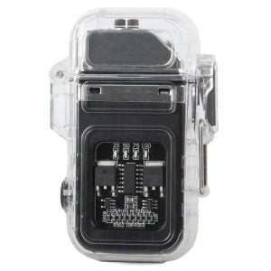 2v1 aku. plazma vžigalnik z COB LED svetilko USB 7,5cm