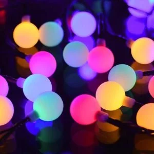 LED RGB 40 outdoor solar decorative garland 690cm 8 functions 22 LED RGB 40 outdoor solar decorative garland 690cm 8 functions