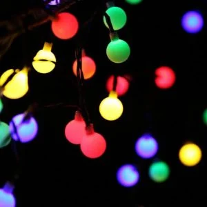 LED RGB 40 outdoor solar decorative garland 690cm 8 functions 24 LED RGB 40 outdoor solar decorative garland 690cm 8 functions