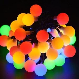 LED RGB 40 outdoor solar decorative garland 690cm 8 functions 25 LED RGB 40 outdoor solar decorative garland 690cm 8 functions