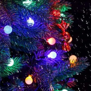 LED RGB 40 outdoor solar decorative garland 690cm 8 functions 28 LED RGB 40 outdoor solar decorative garland 690cm 8 functions