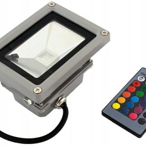 Zunanji LED RGB reflektor + daljinski upravljalnik 10W IP65