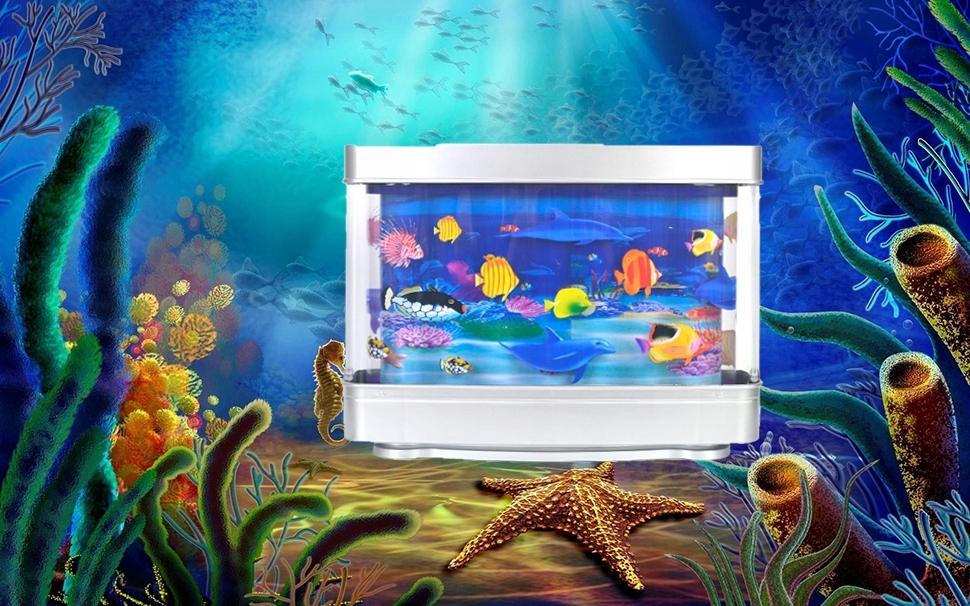 Acquario Giocattolo Con Luci LED 697 Pezzi | Set Di Costruzioni Con Meduse, Pesci, Granchi Mobili | Regalo Di Compleanno Per Bambini 8-12 Anni