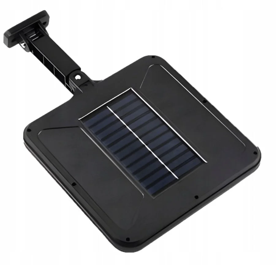 a black square object with a solar panel