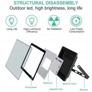 a diagram of a light fixture