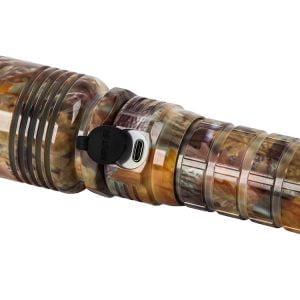 a close up of a flashlight