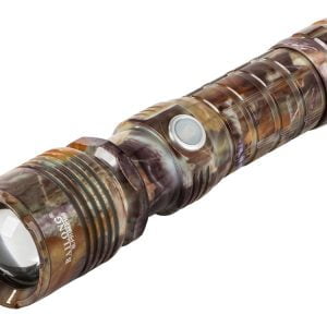 a flashlight with a camouflage design
