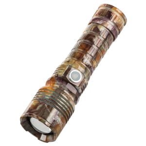 a close up of a flashlight