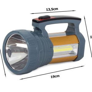 3v1 aku. solarna reflektorska LED COB xm-l l2 ročna svetilka