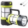 3 in 1 battery. solar LED camping flashlight 360 USB powerbank