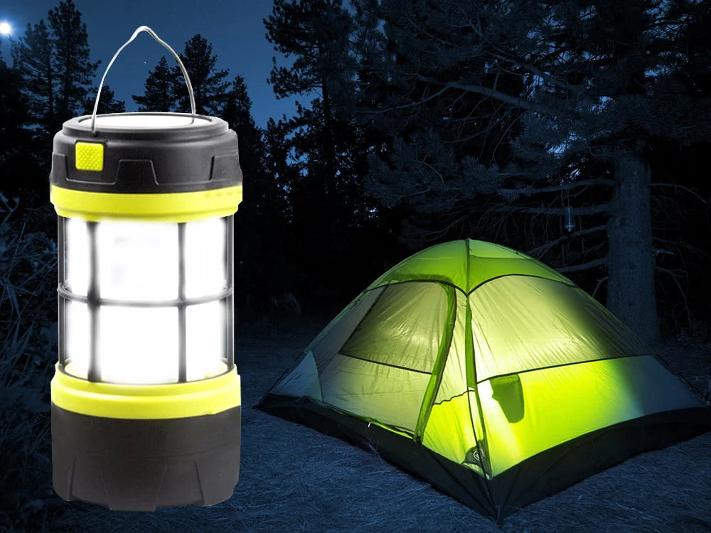3v1 aku. solarna LED ročna svetilka za kampiranje 360 USB powerbank 4 Solarna LED svetilka za kampiranje z USB powerbank funkcijo