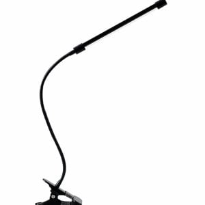 USB 20 LED gibljiva namizna svetilka črna 63cm črna