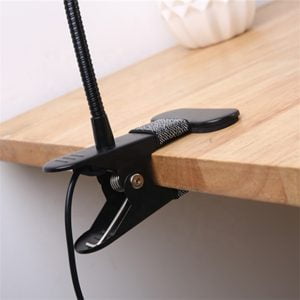 USB 20 LED gibljiva namizna svetilka črna 63cm črna